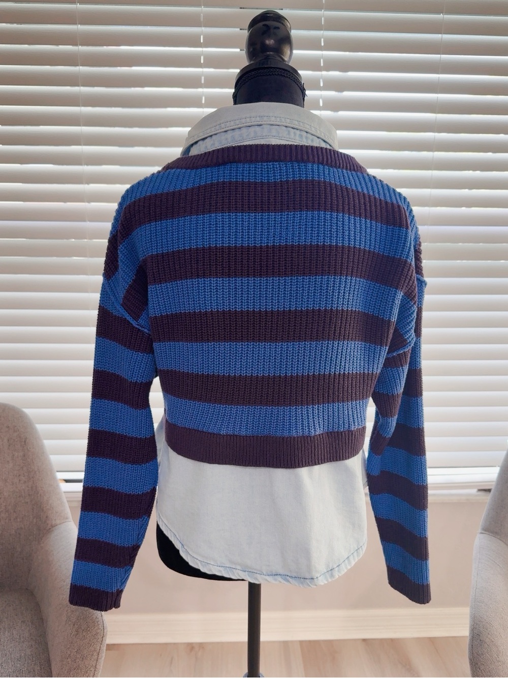 ANTHROPOLOGIE $148 PILCRO LAYERED SWEATER - Picture 8 of 8